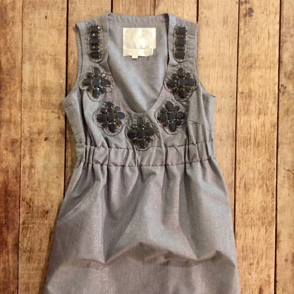 karta Dresses & Skirts - LAST CHANCE Karta gray embellished dress S